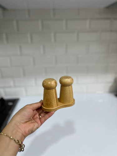 نمکپاش جفتی بامبو